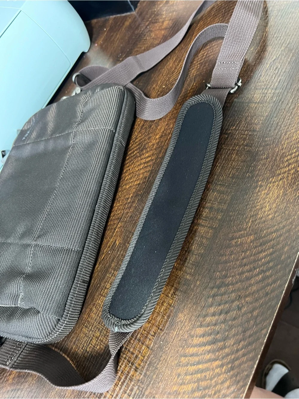 Tucano Gray Crossbody tablet Sling Bag for Men - Compact Everyday Carry